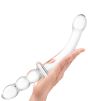 Big Glass Dildo with Handle 12 inches