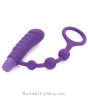 Ribbed Cock Ring Butt Plug vibrator