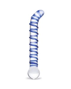 Mr. Swirly Glass G-Spot Dildo