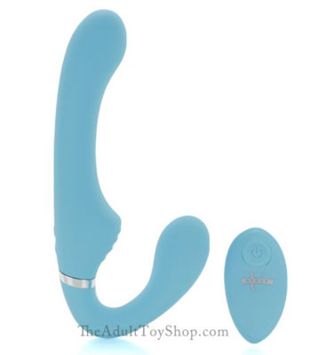 Remote Strapless Vibrating Dildo