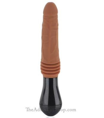 Vibrating Realistic Thrusting Dildo